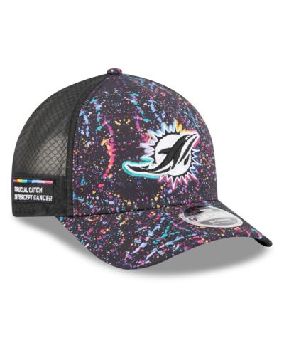 Мужская бейсболка New Era Miami Dolphins 2025 NFL Crucial Catch 9FORTY, черная