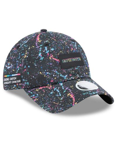 Женская бейсболка New Era Dallas Cowboys 2025 NFL Crucial Catch Pony Tail Adjustable, Black