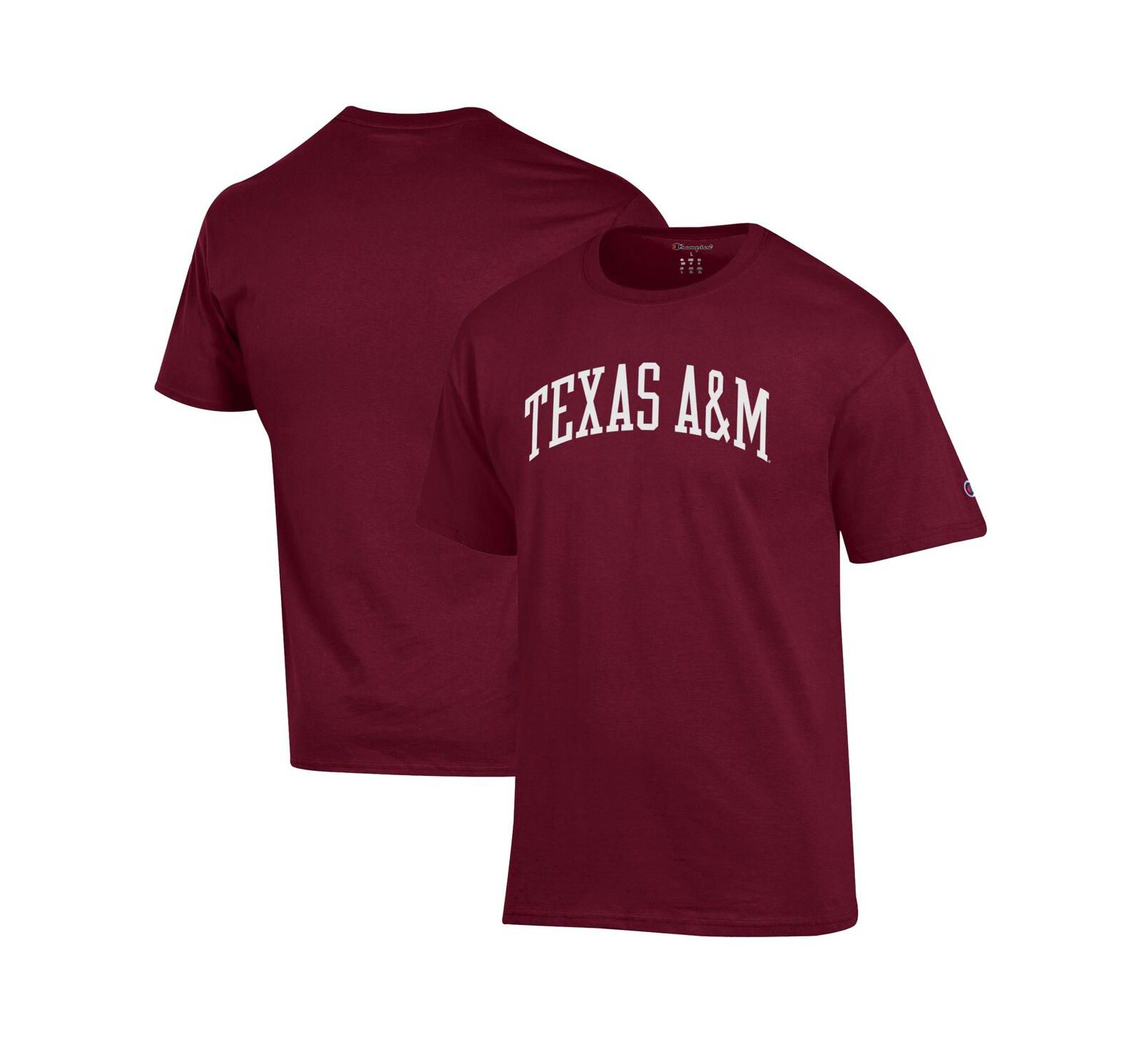 Champion Men's Maroon Texas A&M Aggies Basic Arch T-Shirt