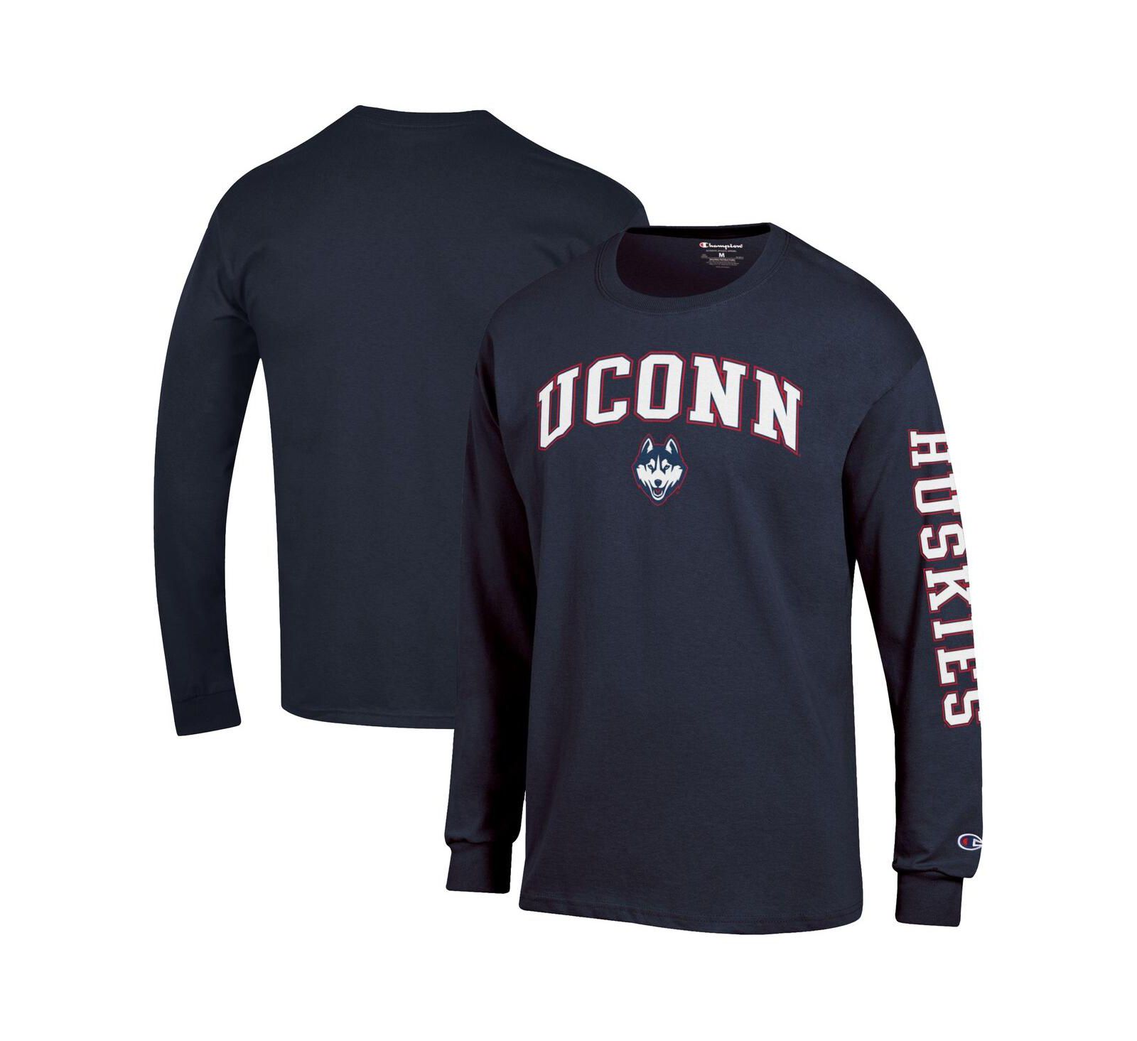 Мужская футболка Champion UConn Huskies с длинным рукавом