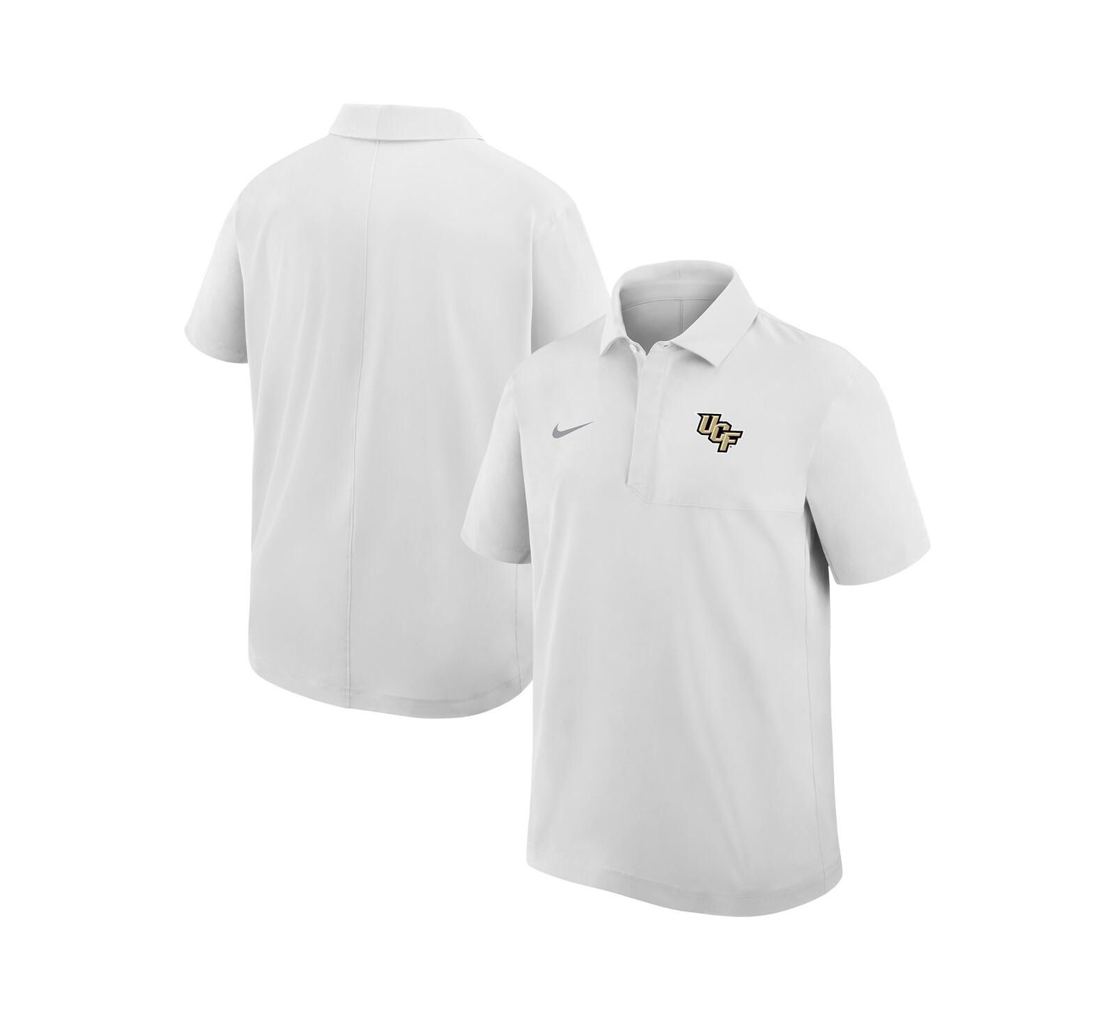 Nike Men's White UCF Knights 2025 Sideline Dri-FIT Polo Shirt