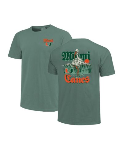 Image One Men's and Women's Green Miami Hurricanes Hyper Local Mascot Swamp T-Shirt