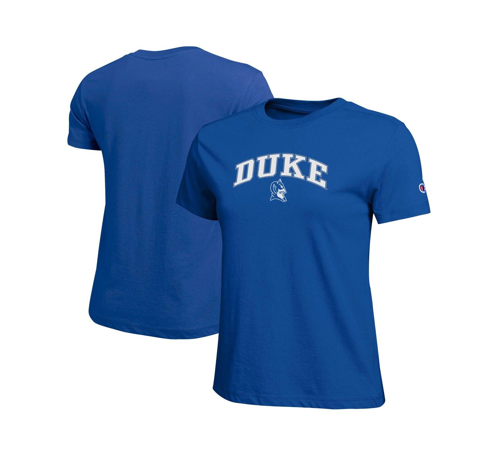 Champion женская темно-синяя футболка с логотипом Duke Blue Devils Arched Over