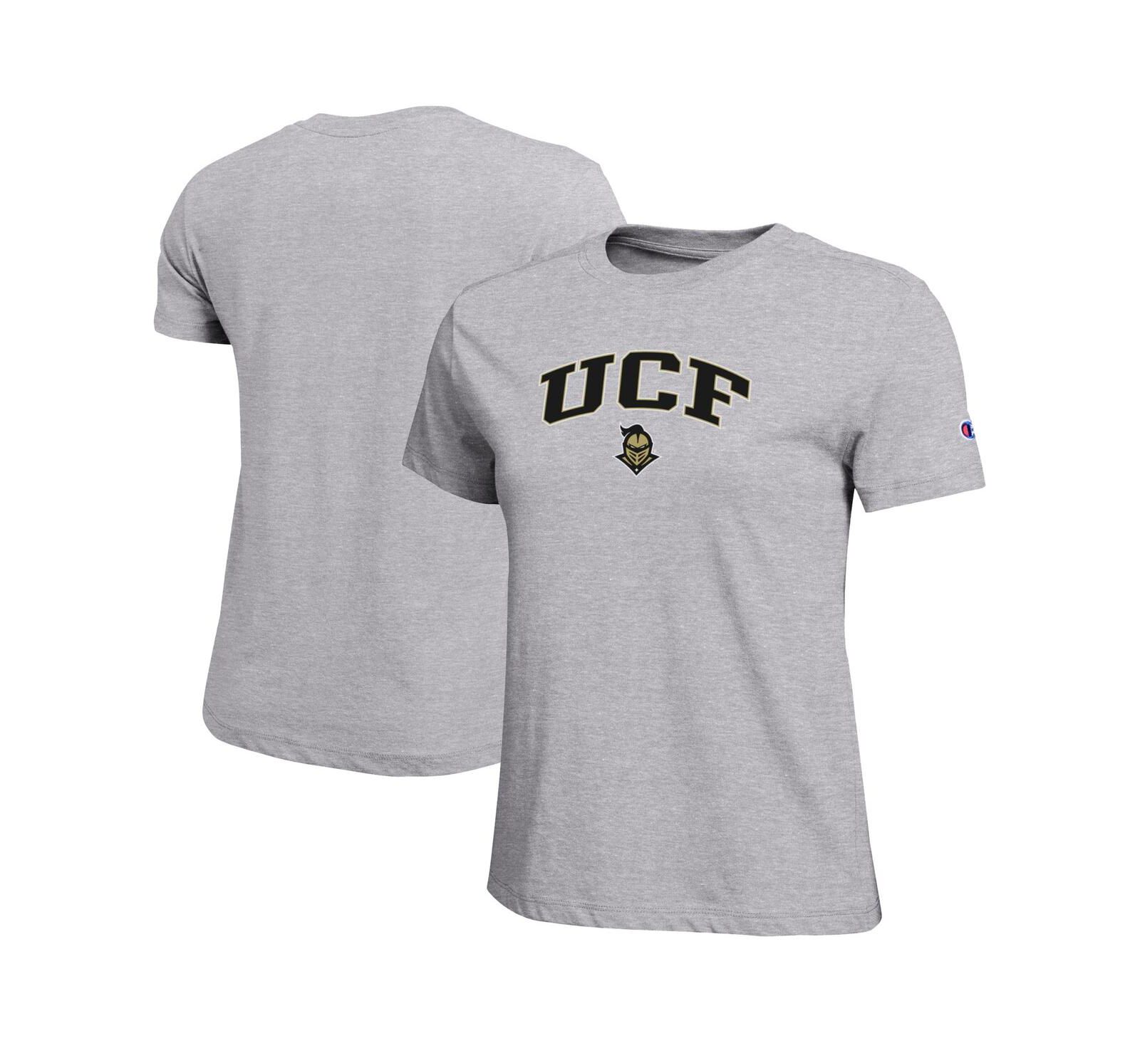 Champion Women's Gray UCF Knights Arched Over Logo T-Shirt