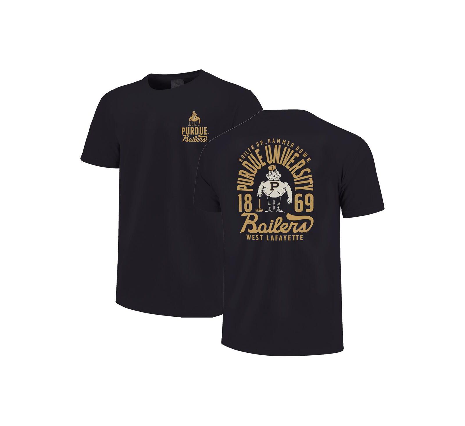 Детская футболка Image One Black Purdue Boilermakers Mascot Overlay
