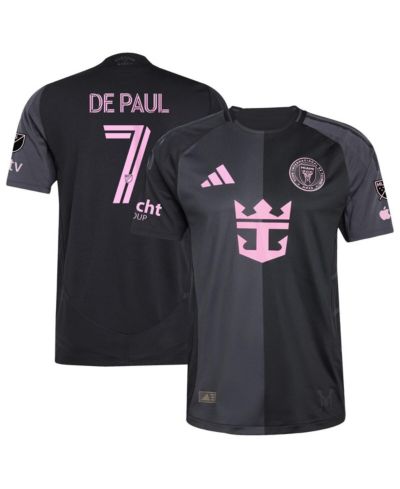 Adidas Men's Rodrigo De Paul Black Inter Miami CF 2025 The Fortitude Kit Authentic Player Jersey