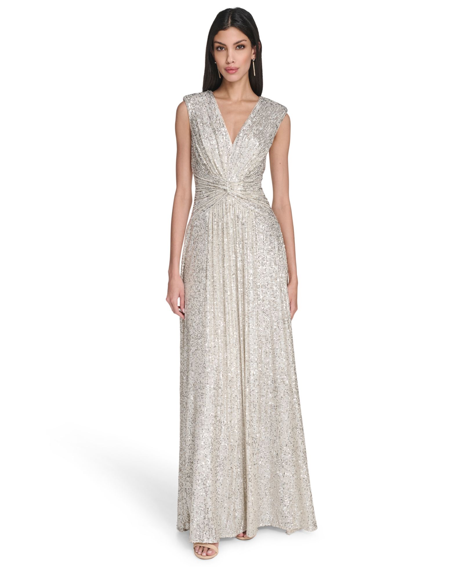 Женское платье Eliza J Sequined V-Neck