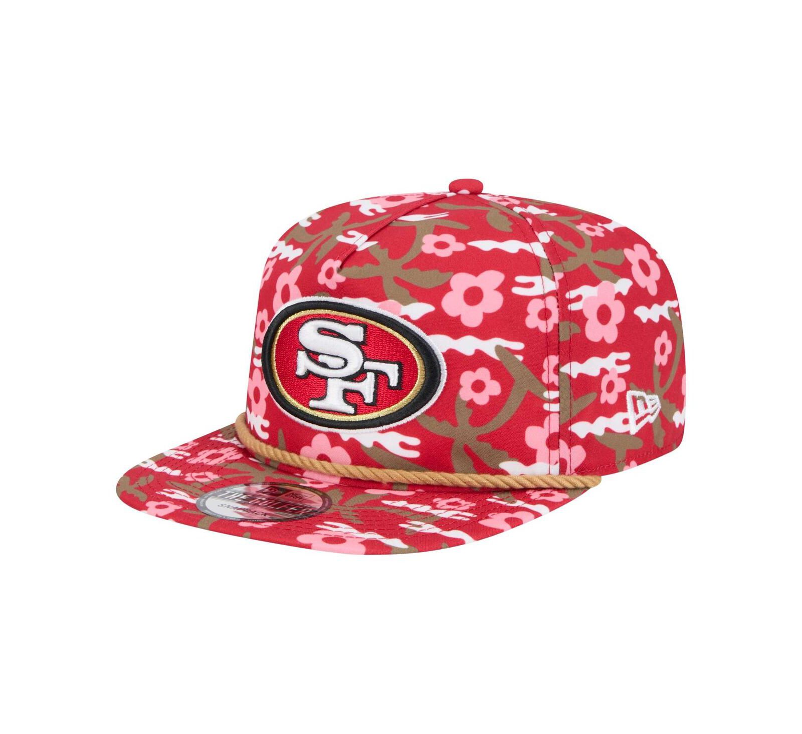 Мужская кепка New Era Scarlet San Francisco 49ers Wakey Golfer Snapback Hat