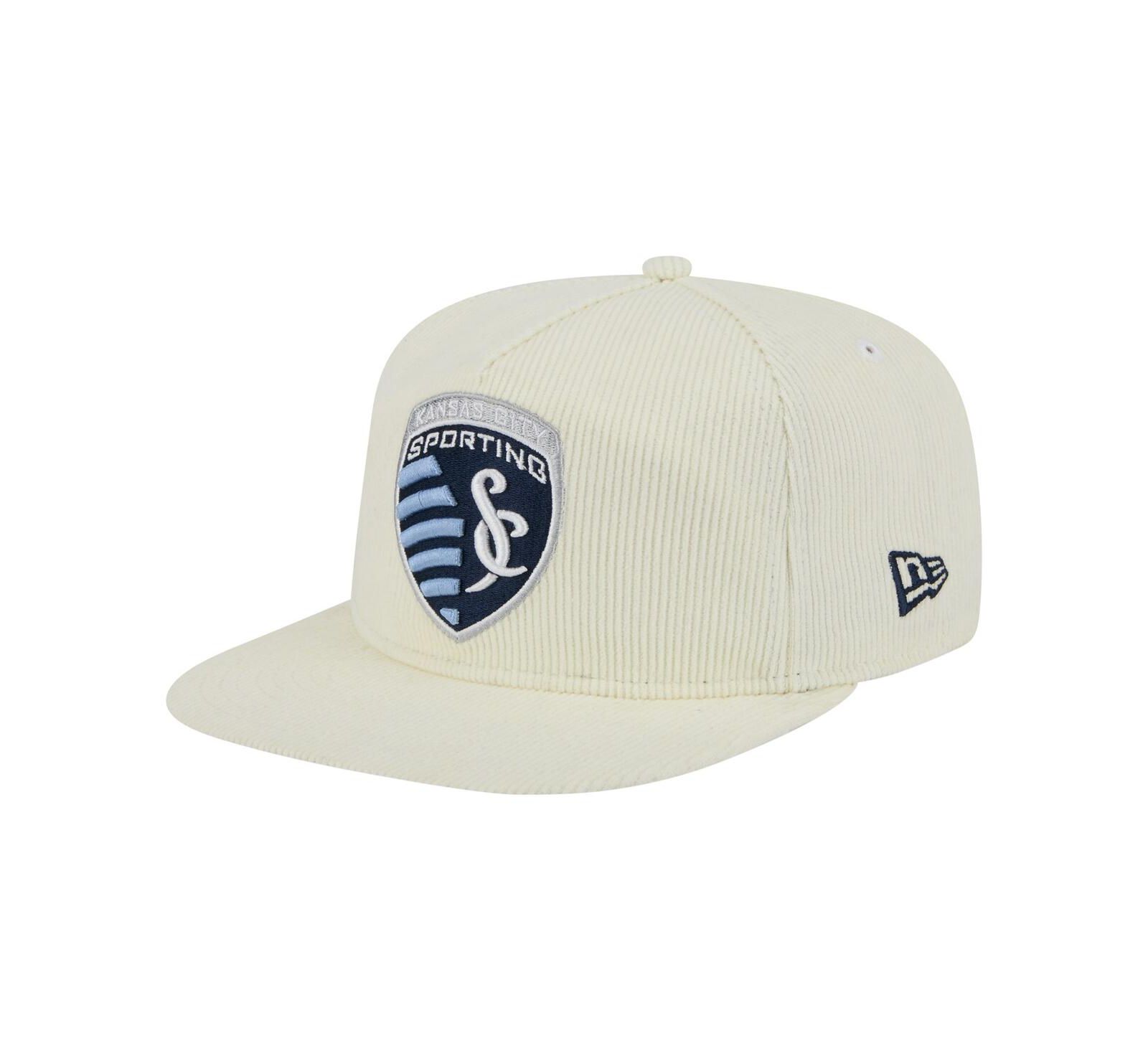 Мужская кепка New Era Sporting Kansas City 2025 Kickoff Snapback Cream