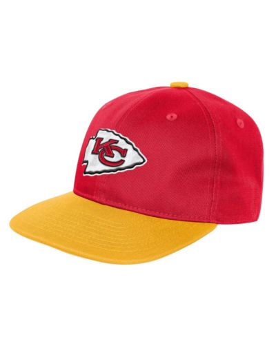 Регулируемая кепка Outerstuff для детей красная Kansas City Chiefs True Retro