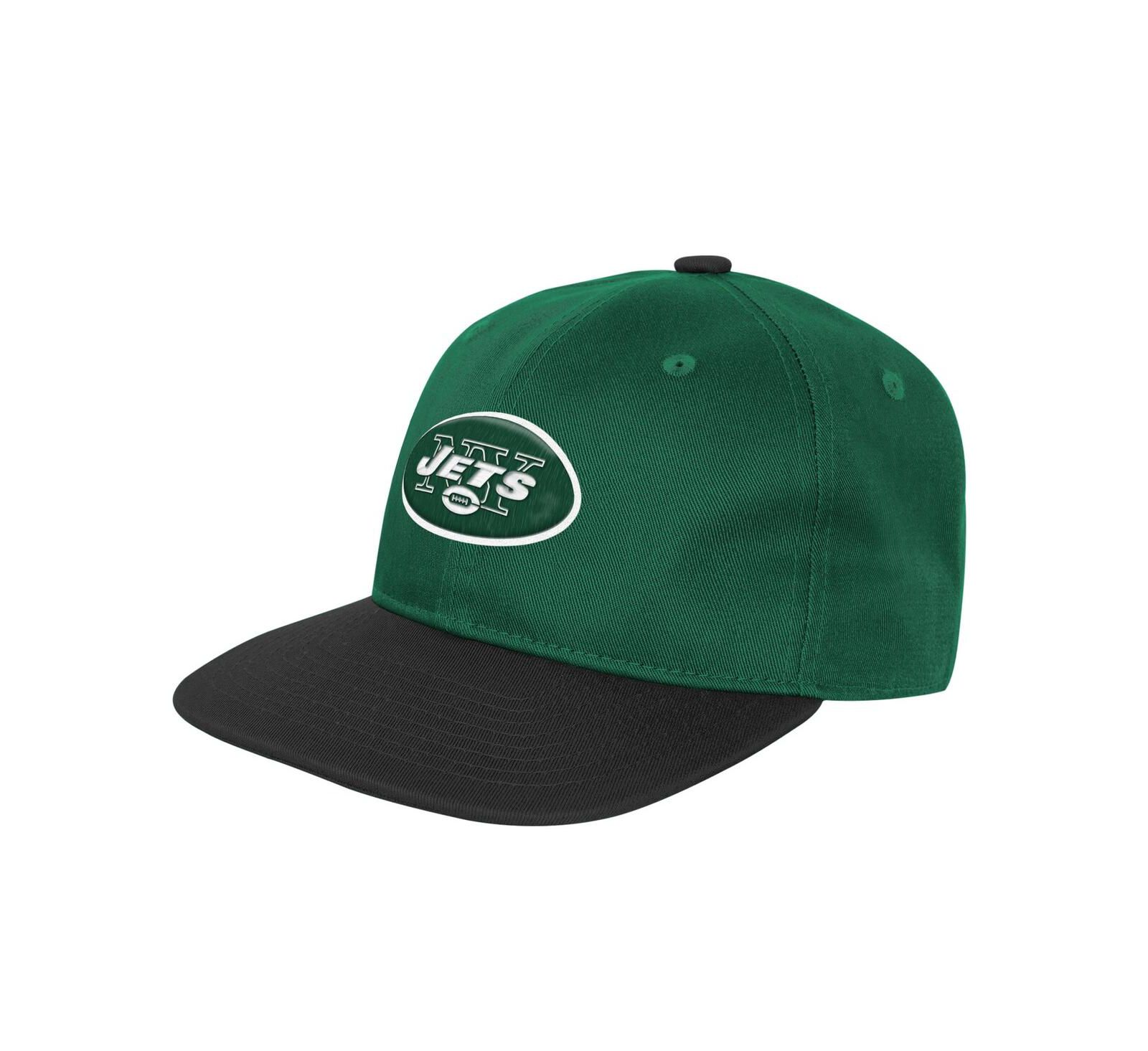 Outerstuff Детская регулируемая кепка New York Jets True Retro, зеленая