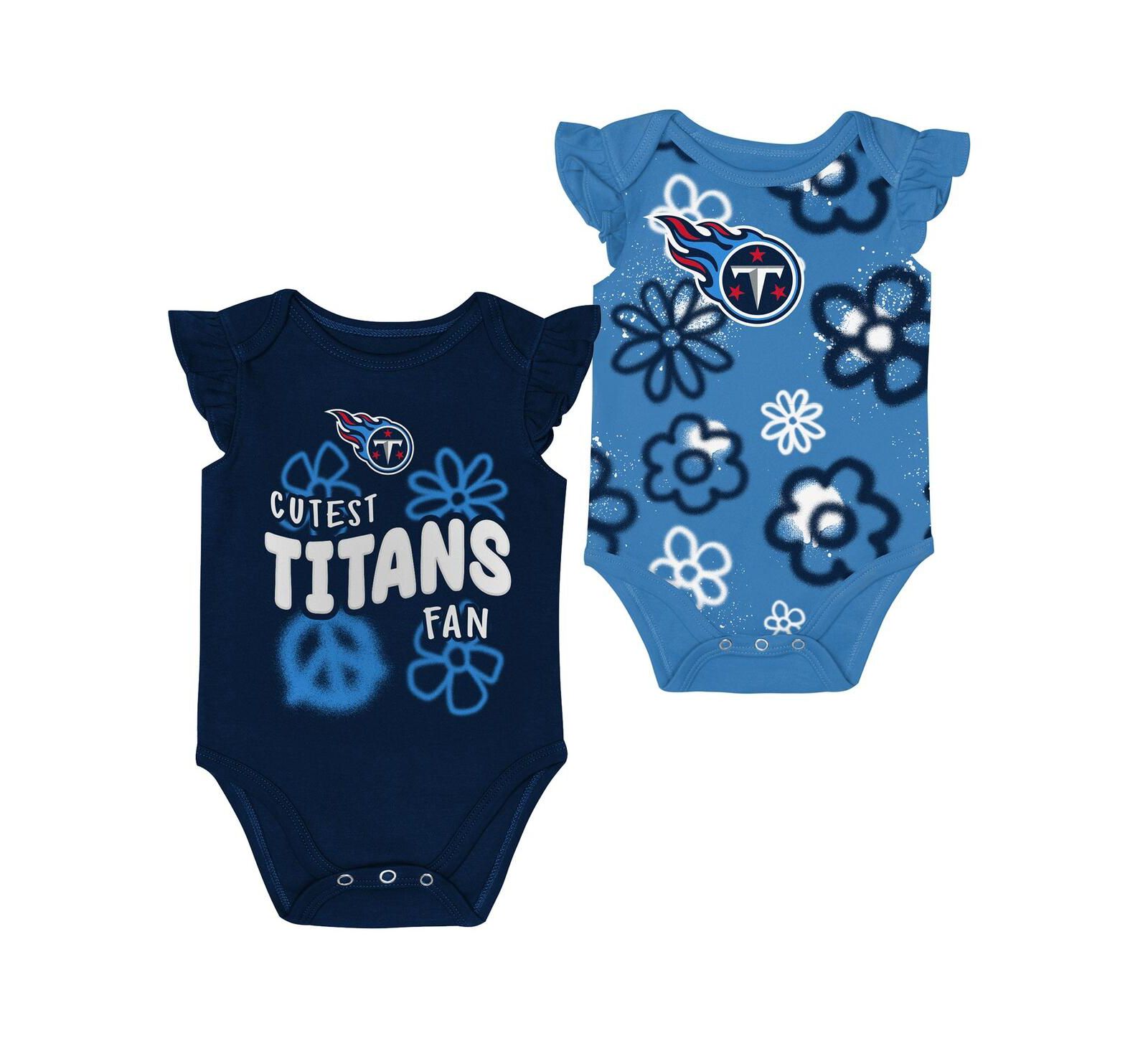 Комплект боди Outerstuff для девочек 2-Piece Tennessee Titans The Sunshine