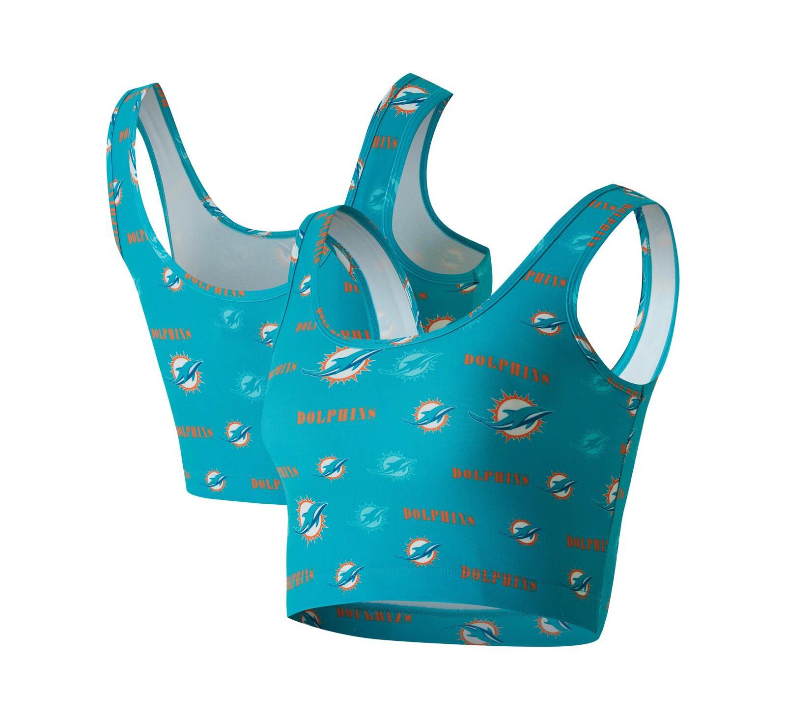 Concepts Sport Женский спортивный бра Miami Dolphins