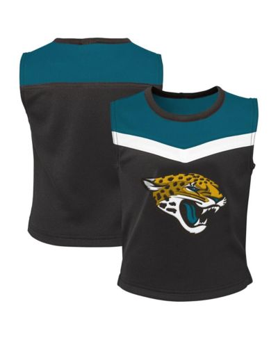 Комплект из 2 предметов для девочек Jacksonville Jaguars Spirit Cheerleader, бирюзовый