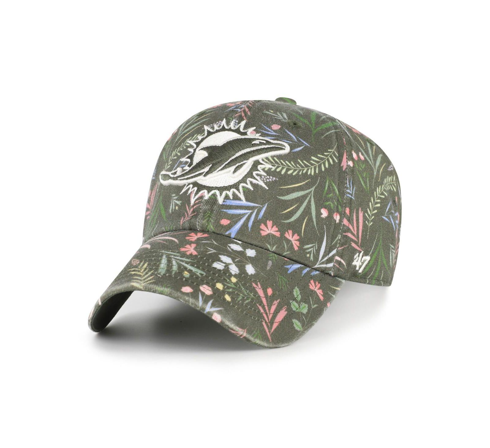 Женская кепка '47 Brand Miami Dolphins Verbena Clean Up Adjustable