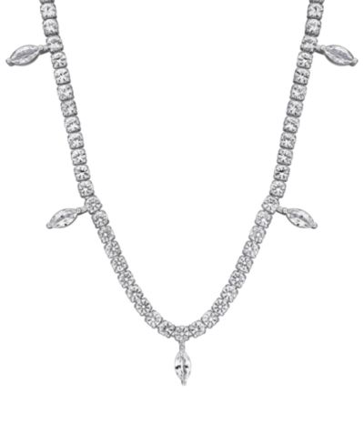 Подвеска-ожерелье Macy's White Sapphire (11-1/2 ct. t.w.) в стерлинговом серебре