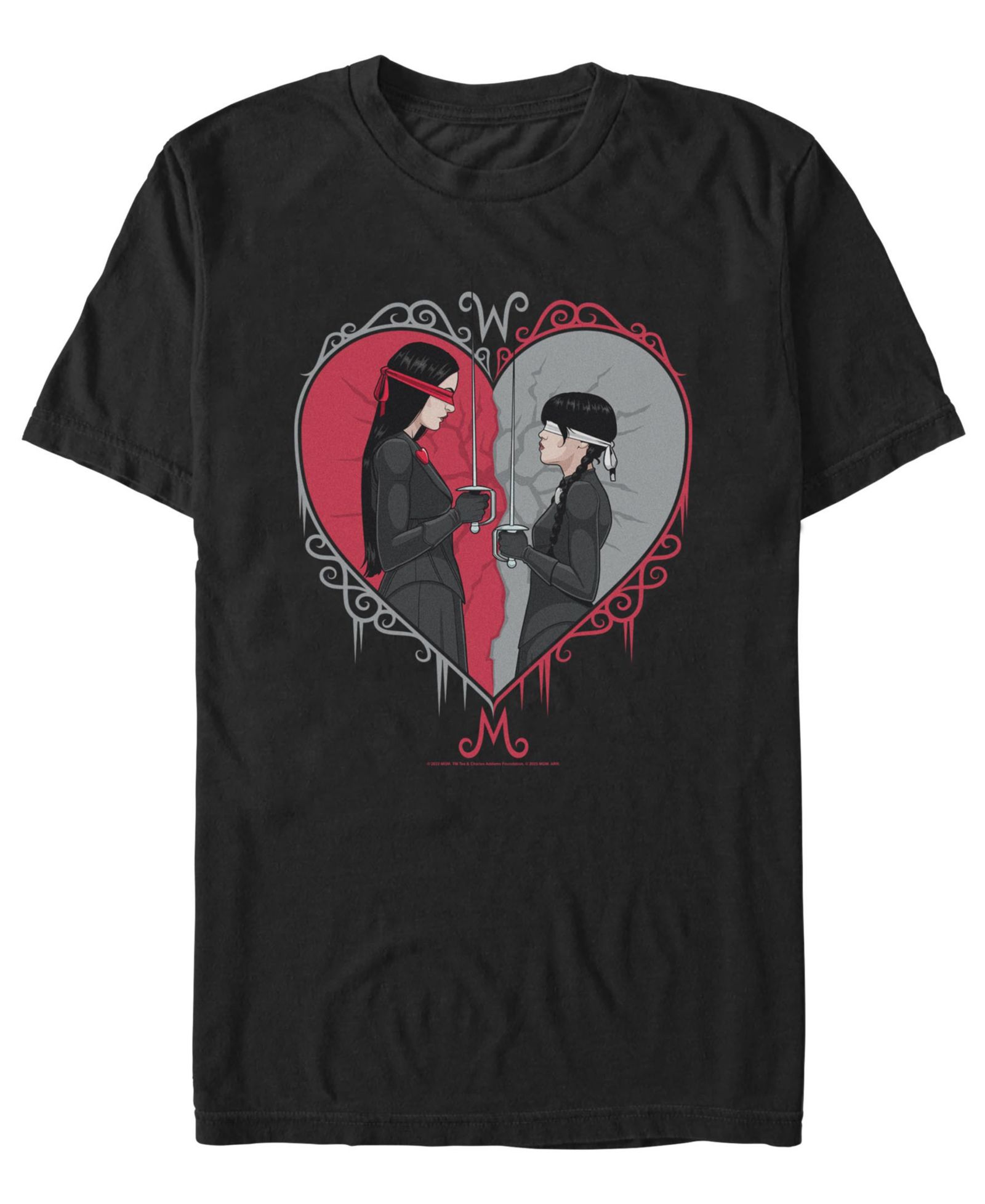 Футболка Fifth Sun Men's Wednesday Addams Face to Face