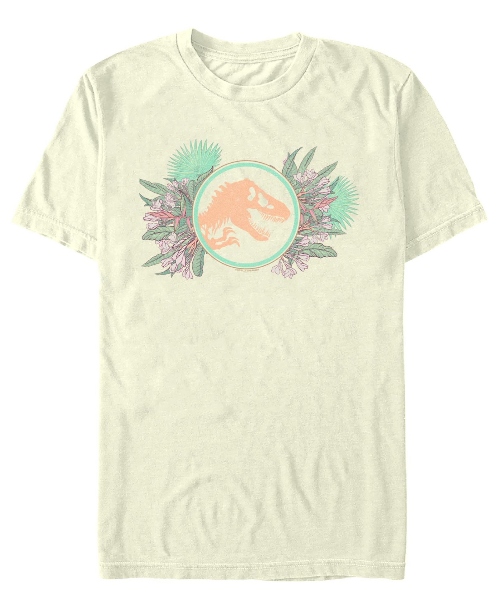 Fifth Sun Men's Jurassic World Crewneck Regular Fit T-Shirt
