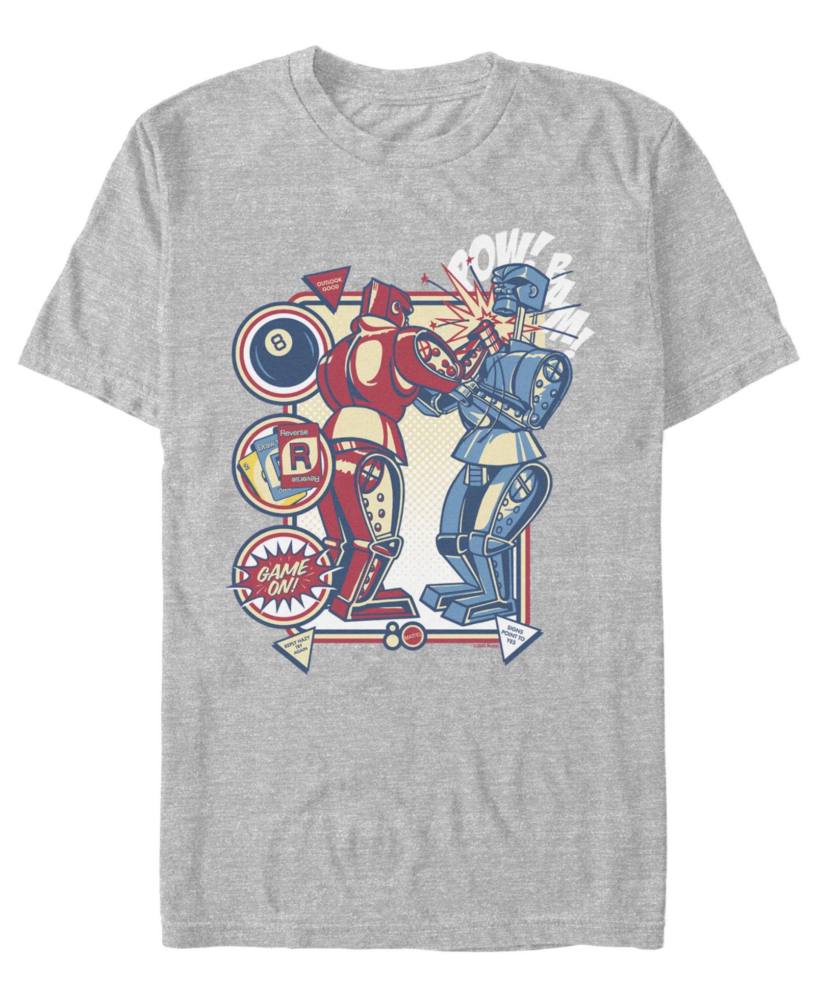 Fifth Sun Men's Mattel  80th Anniversary Crewneck T-Shirt