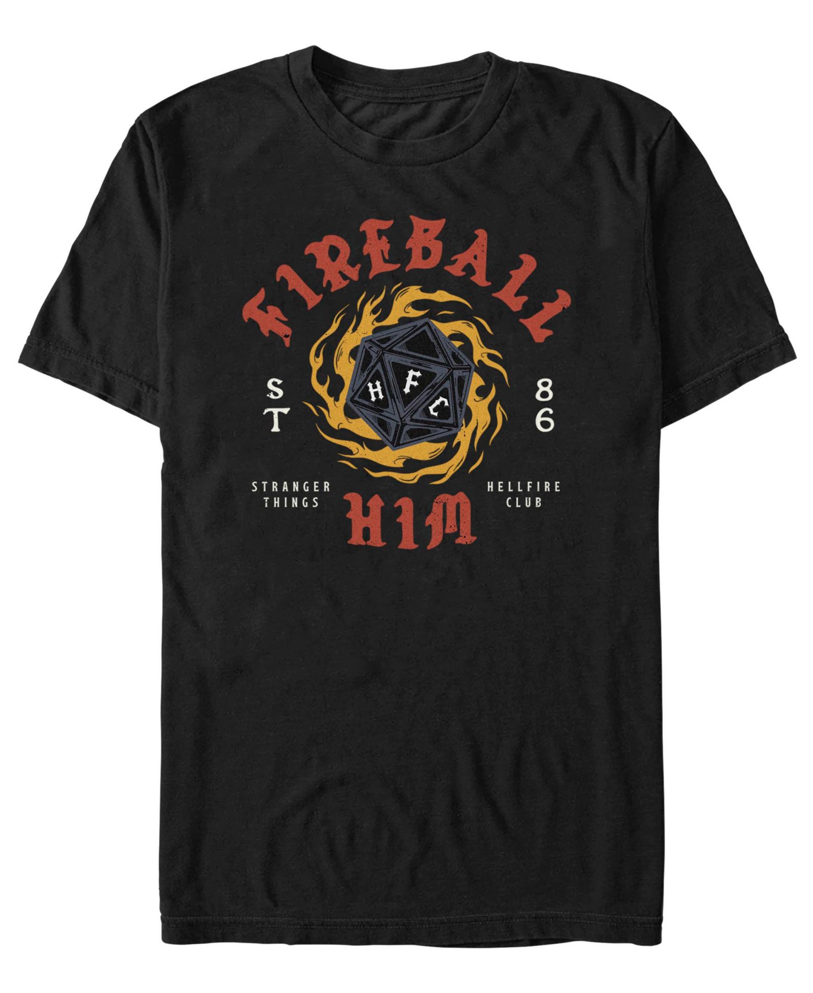 Fifth Sun Men's Stranger Things Crewneck Regular Fit T-Shirt