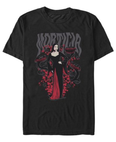 Fifth Sun Men's Wednesday Addams Morticia And Cleopatra T-Shirt