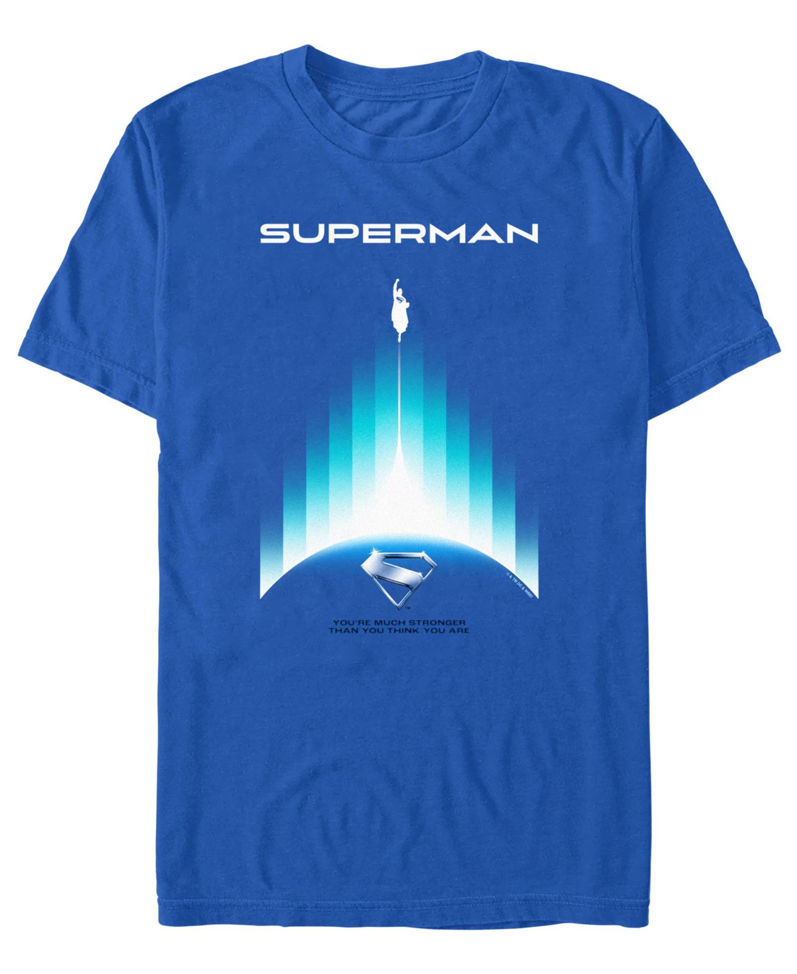Fifth Sun Men's Superman 2025 Regular Fit Crew Neck T-Shirt