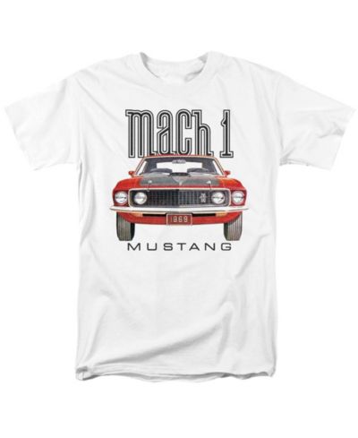 Mustang Ford 69 Mach 1 футболка Big & Tall