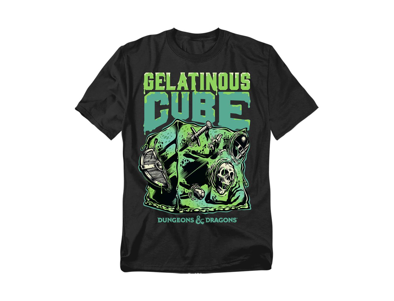 D&D Men's Dungeons and Dragons Acid Gelatinous Cube T Shirt