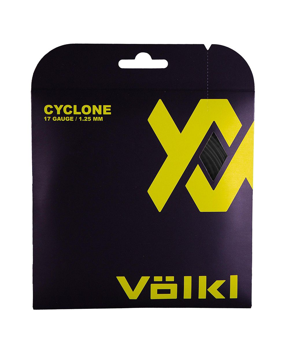 Теннисная струна Volkl Cyclone Black, 17g