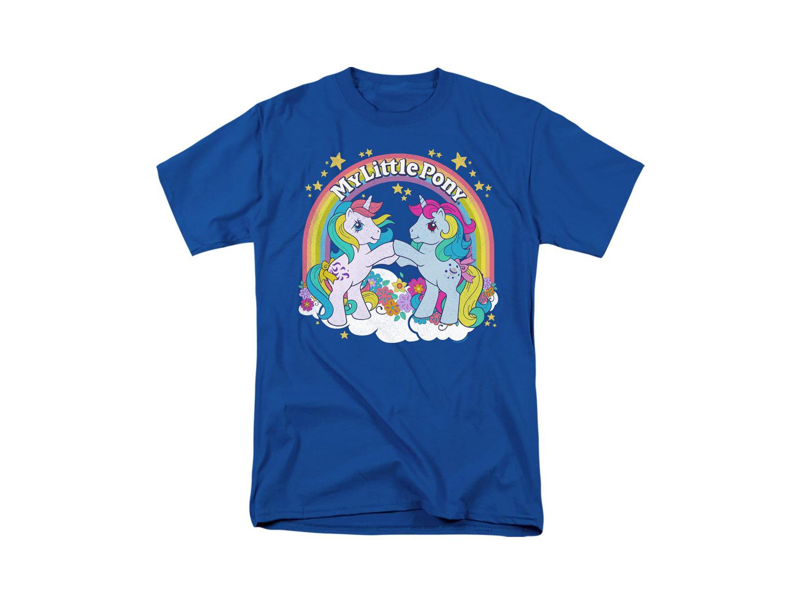 Hasbro+ Big & Tall My Little Pony Retro Unicorn Fist Bump T Shirt
