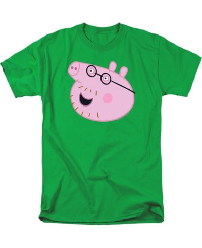 Мужская футболка Hasbro+ Peppa Pig Daddy Pig Face