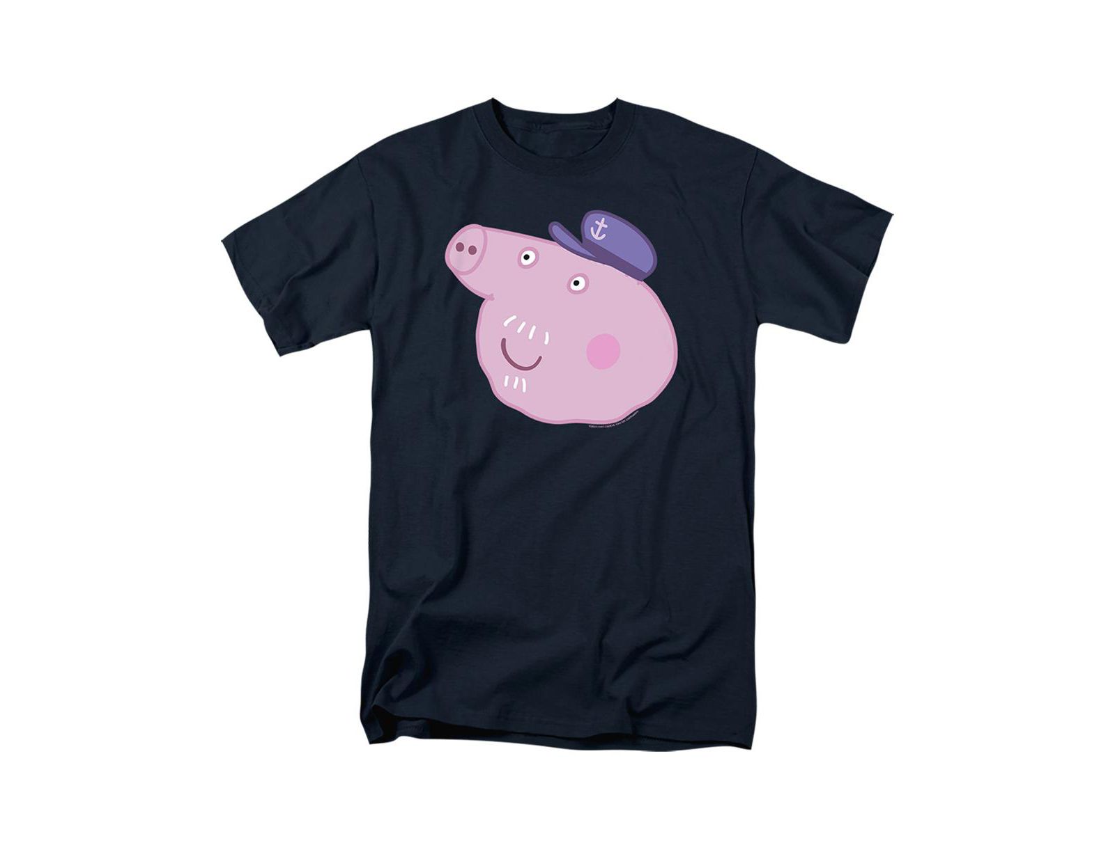 Hasbro+ Big & Tall Peppa Pig Grandpa Pig Face T Shirt