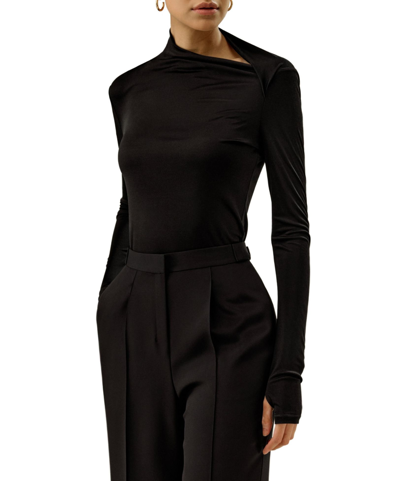 Женский шелковый топ LILYSILK Slim Fitted Long Sleeve
