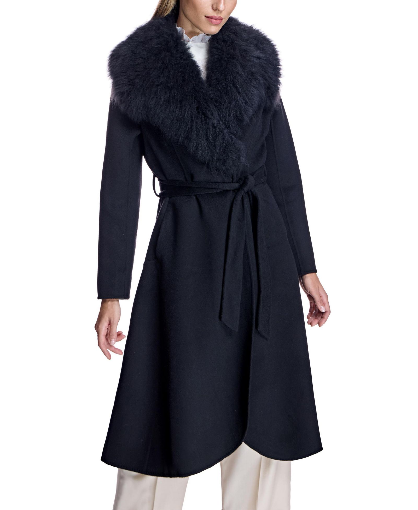 Julia & Stella By Maximilian Women's 100% Cashmere Coat