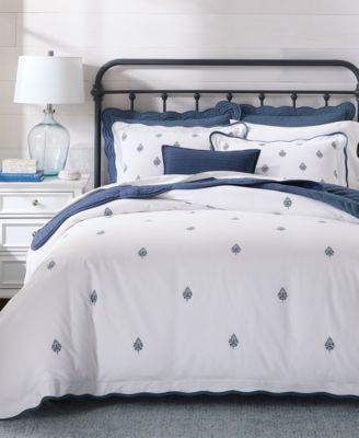 Charter Club Irving Embroidery 3-Pc. Comforter Set, King, Macy's Exclusive