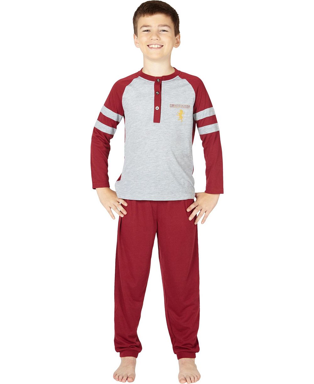 Детский комплект пижамы Harry Potter Gryffindor House Athletic Varsity Jogger 2PC