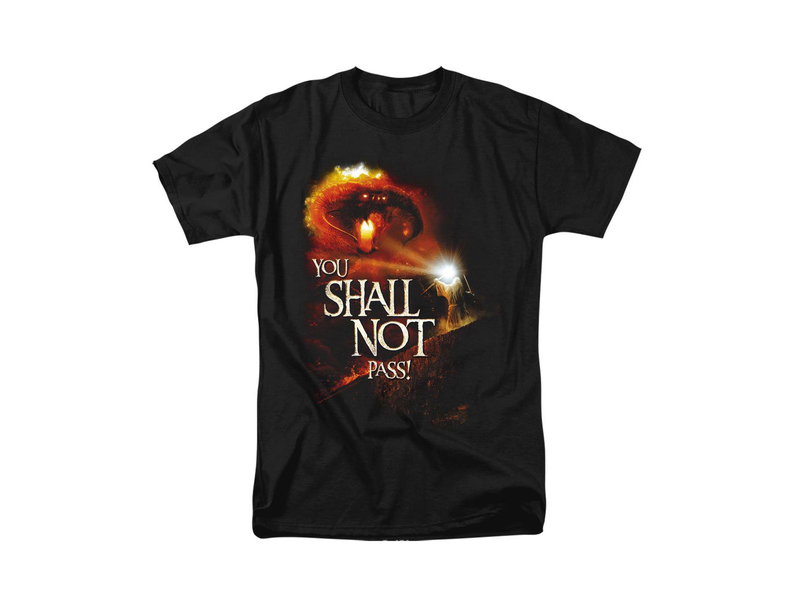 Lord Of The Rings Big & Tall You Shall Not Pass T Shirt