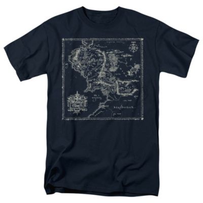 Мужская футболка Lord Of The Rings Map of Me
