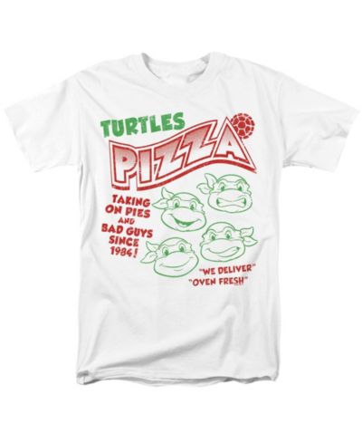 Teenage Mutant Ninja Turtles Men's Classic TMNT Turtles Pizza T Shirt