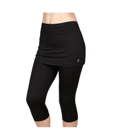 Юбка для тенниса Sofibella Women's UV Staples Abaza с леггинсами Capri