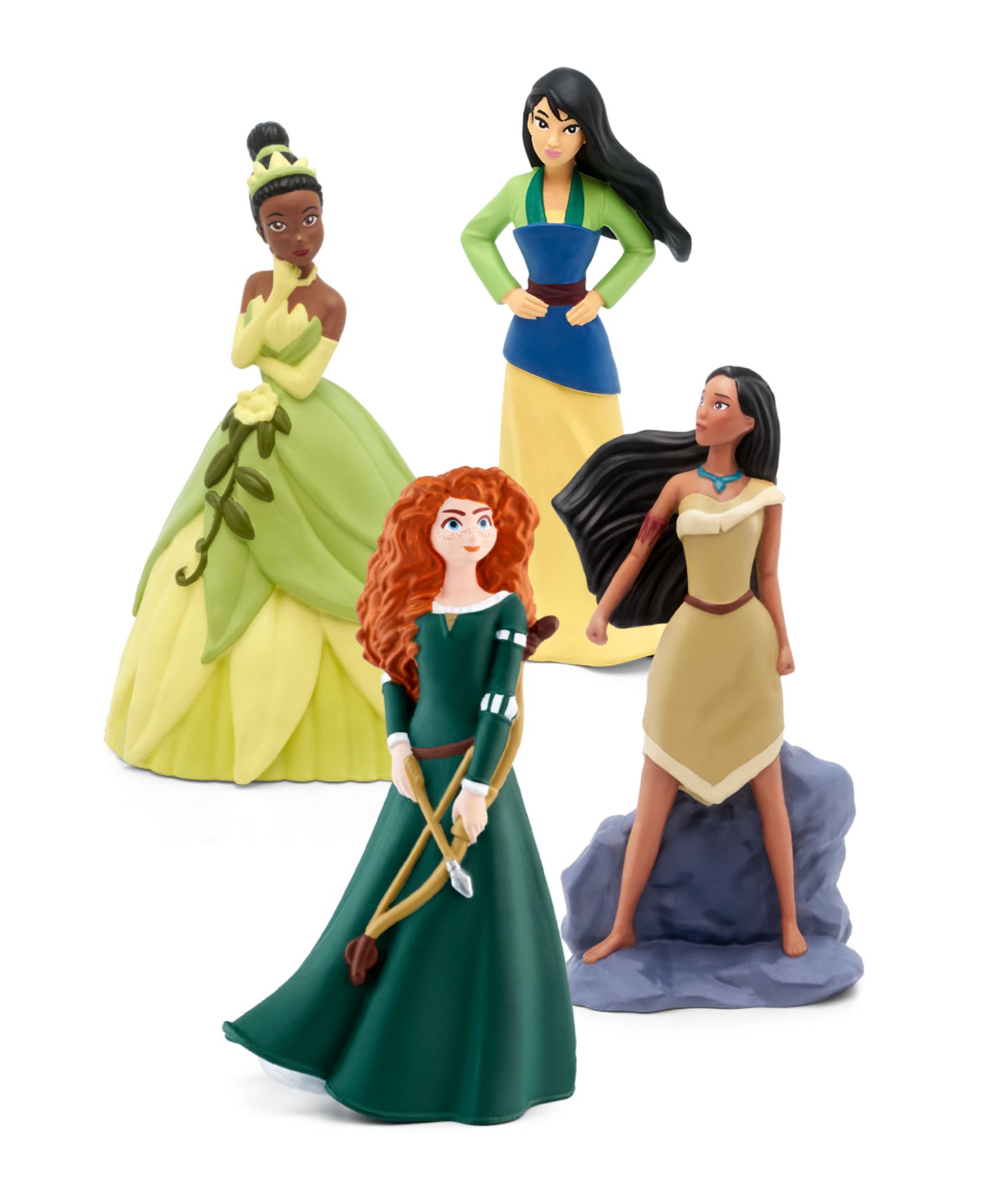 Набор из 4 фигурок Tonies с принцессами Disney: Храбрая, Покахонтас, Русалочка, Мулан (от 3 лет)