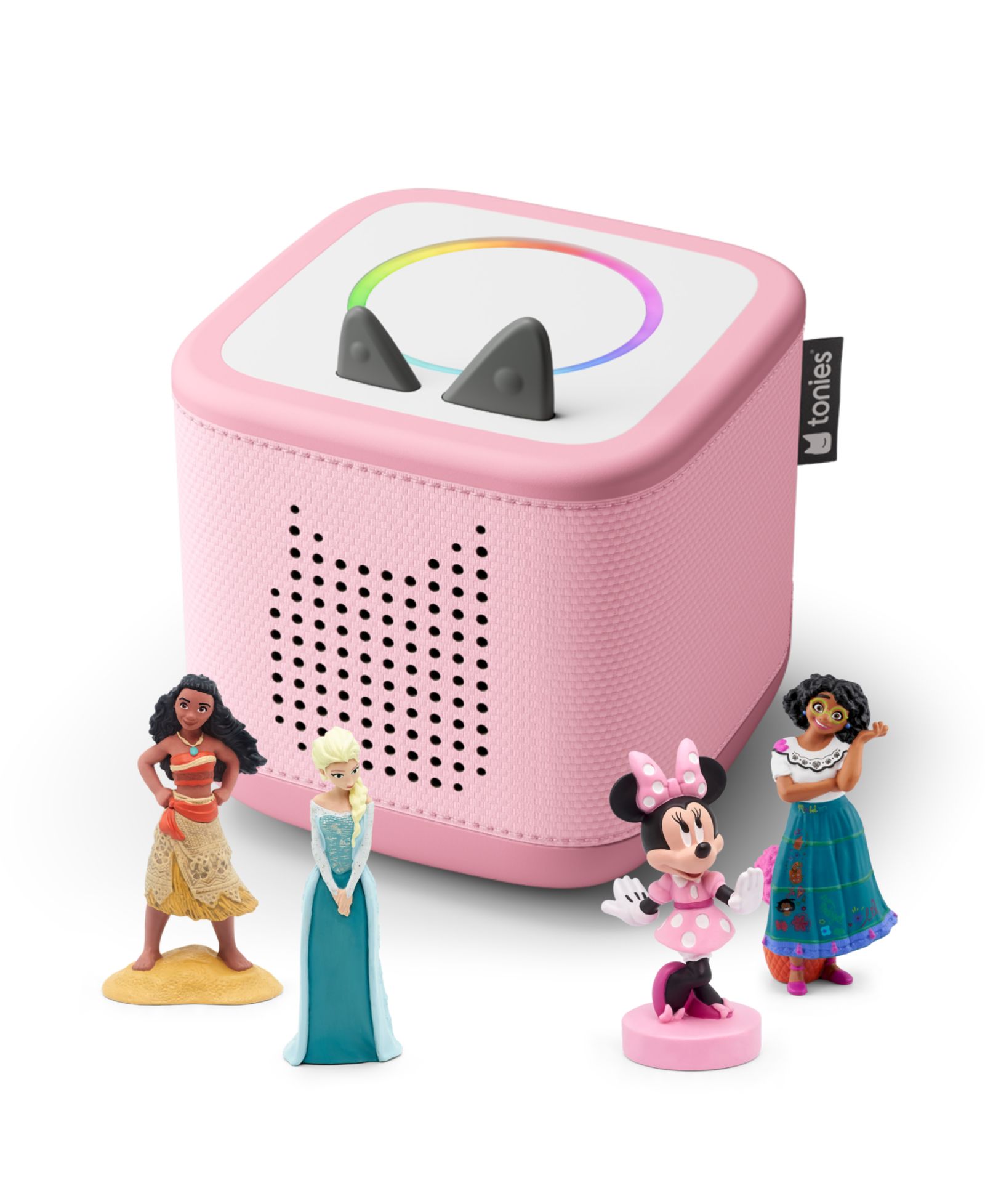 Tonies TB2 Disney Princess Bundle Box, Encanto, Moana, Frozen, Minnie Mouse Figurines - Pink