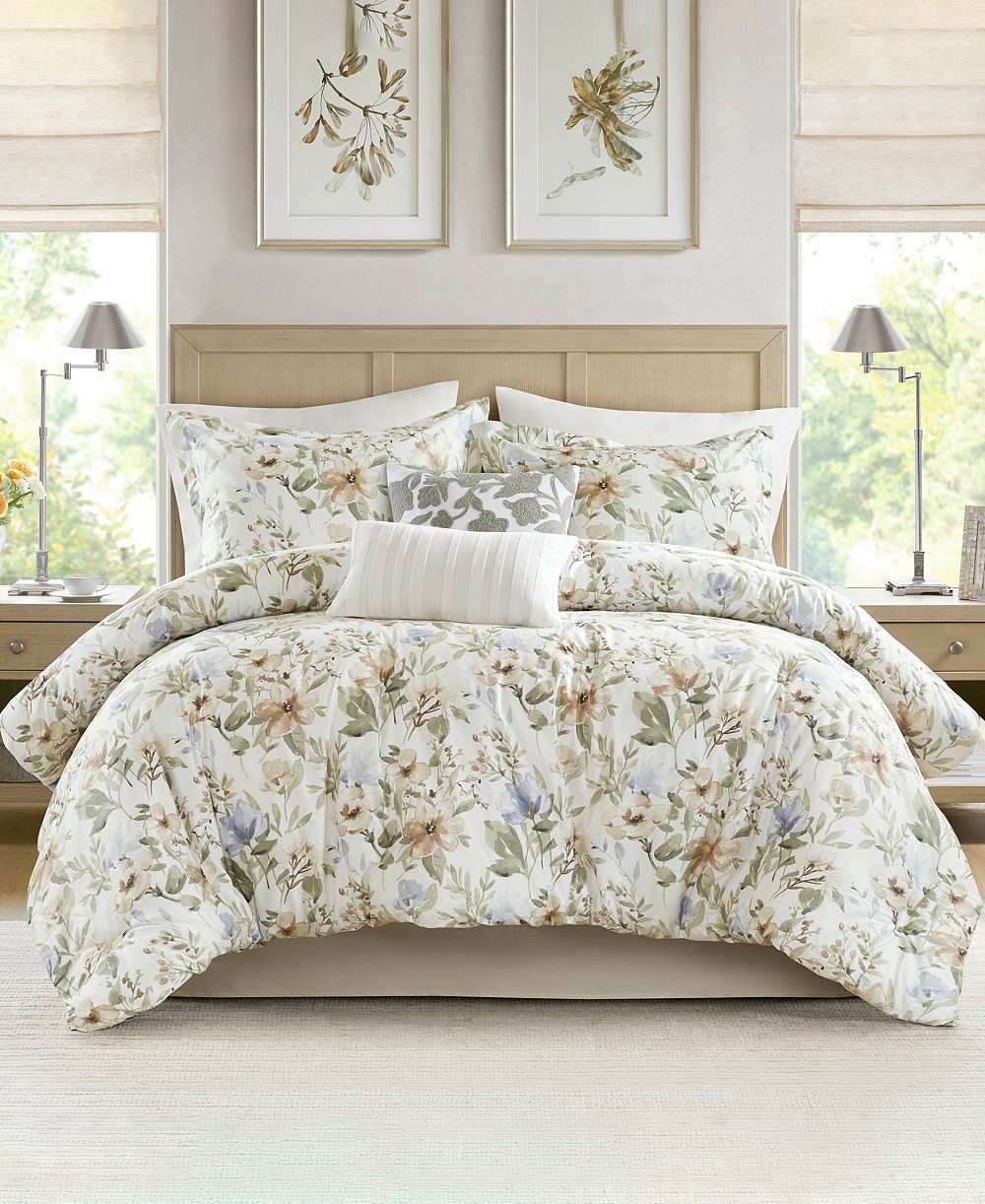 Harbor House Herbal Print Oversized 6-Pc. Comforter Set, Queen