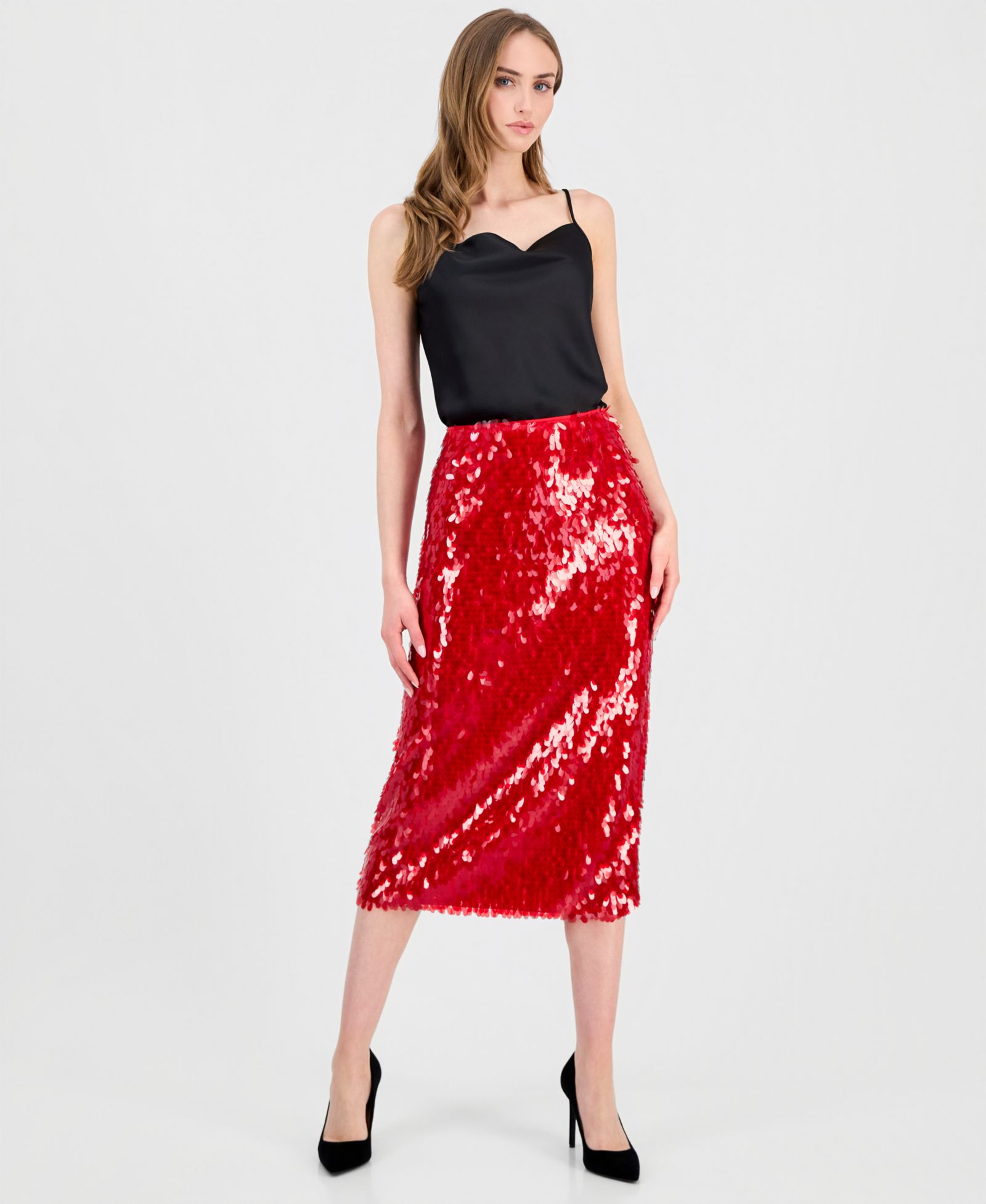 Женская мини-юбка T Tahari Slim-Fit Sequin