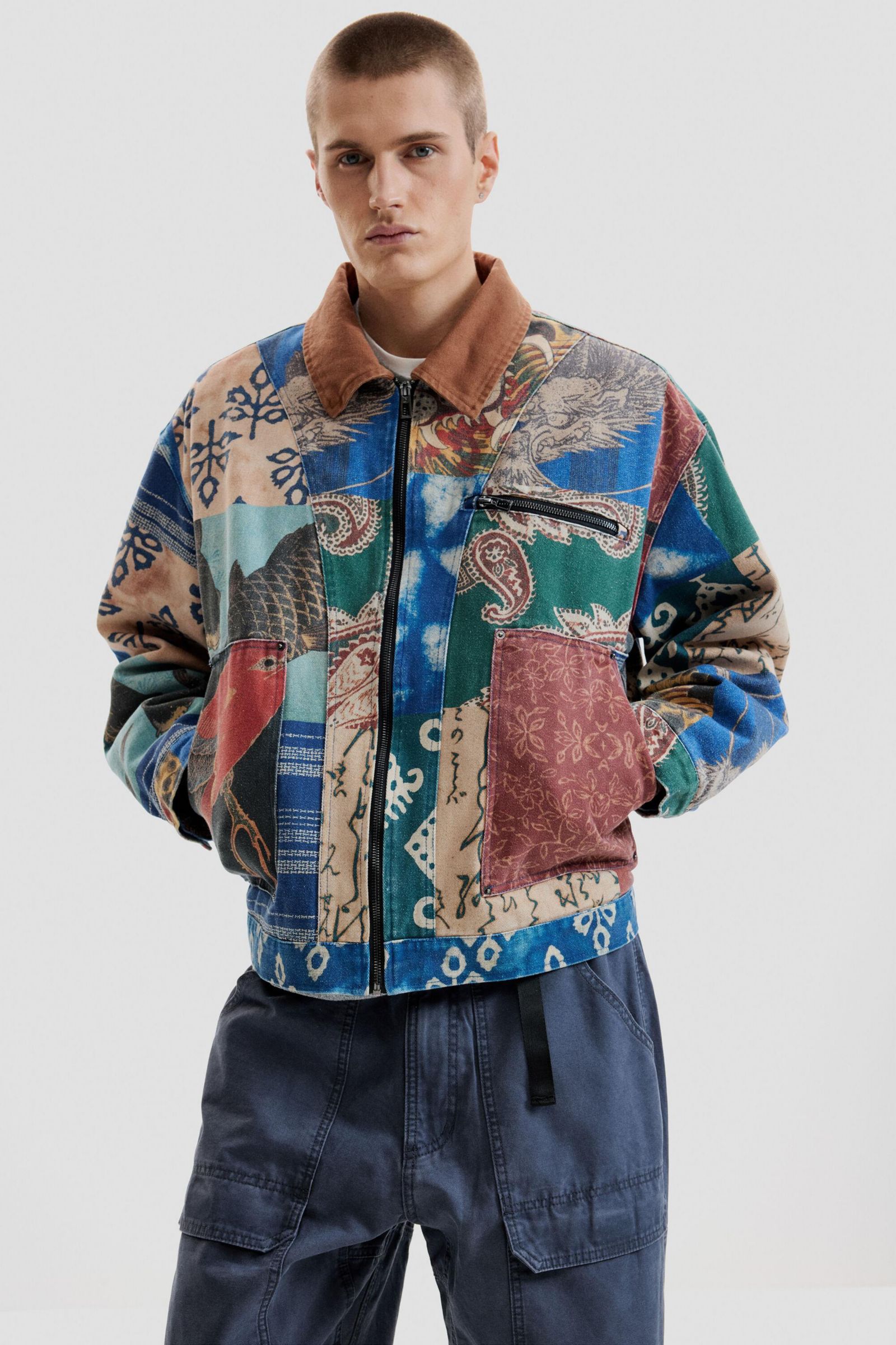 Мужская куртка Desigual Patchwork