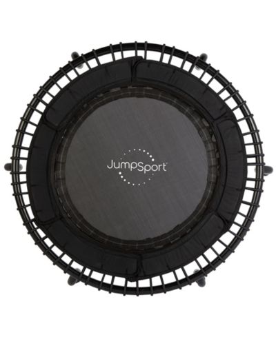 JumpSport 250 Workout Rebounder for Adults, 39" Mini Fitness Trampoline, Black