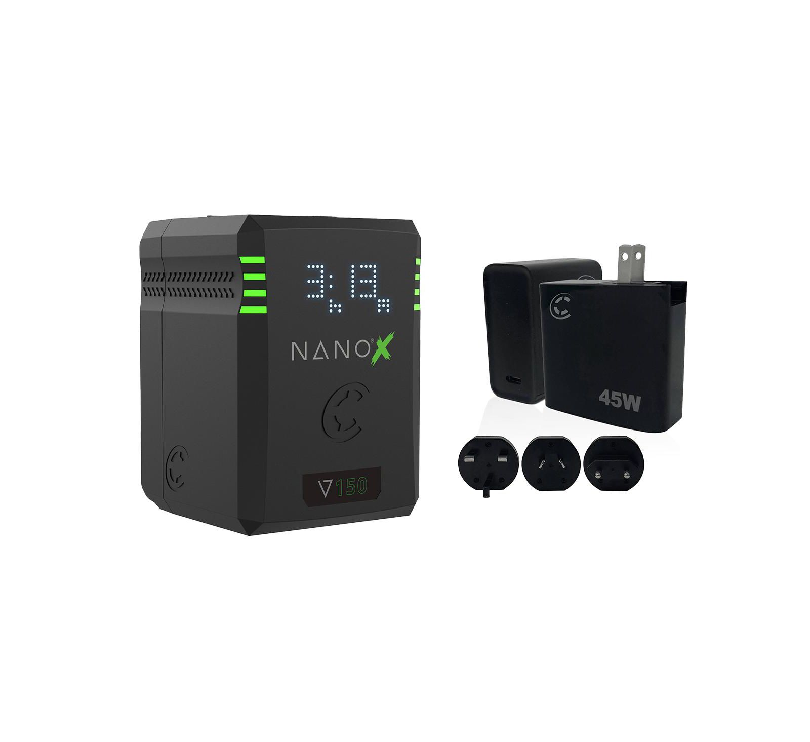 Core SWX NANOX Micro 150 150Wh 14.8V 9900mAh SMART V-Mount аккумулятор и зарядное устройство USB-C PD