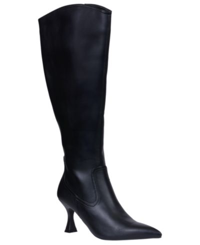 GC Shoes Women's Vanessa Pointed Toe Knee High Dress Boots