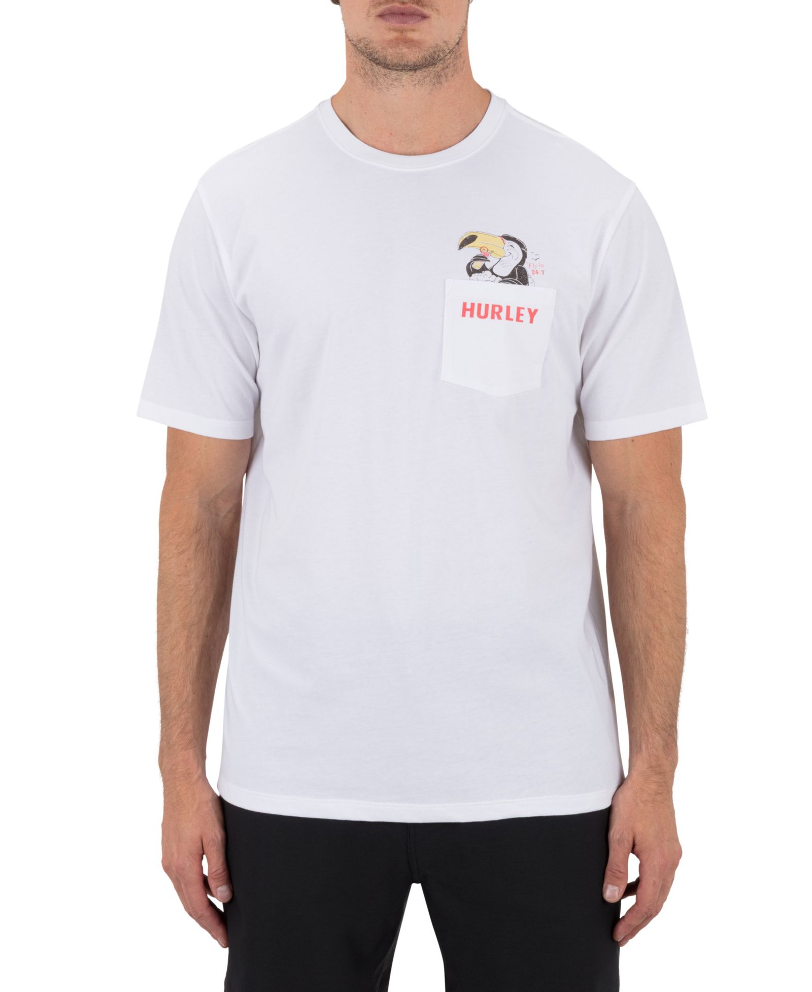 Hurley Мужская футболка с карманом