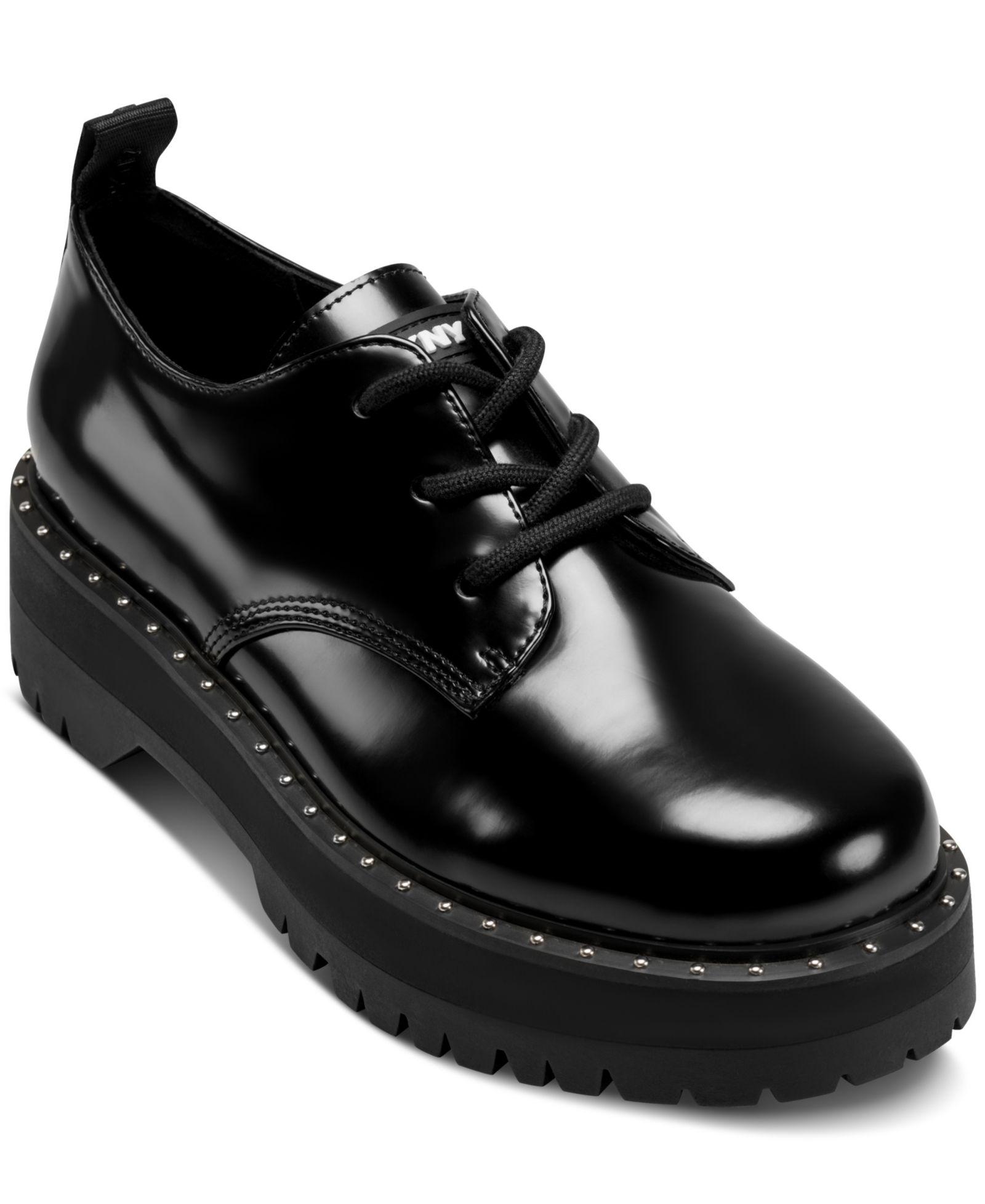 DKNY Women's Bexina Lug Sole Lace-Up Loafers